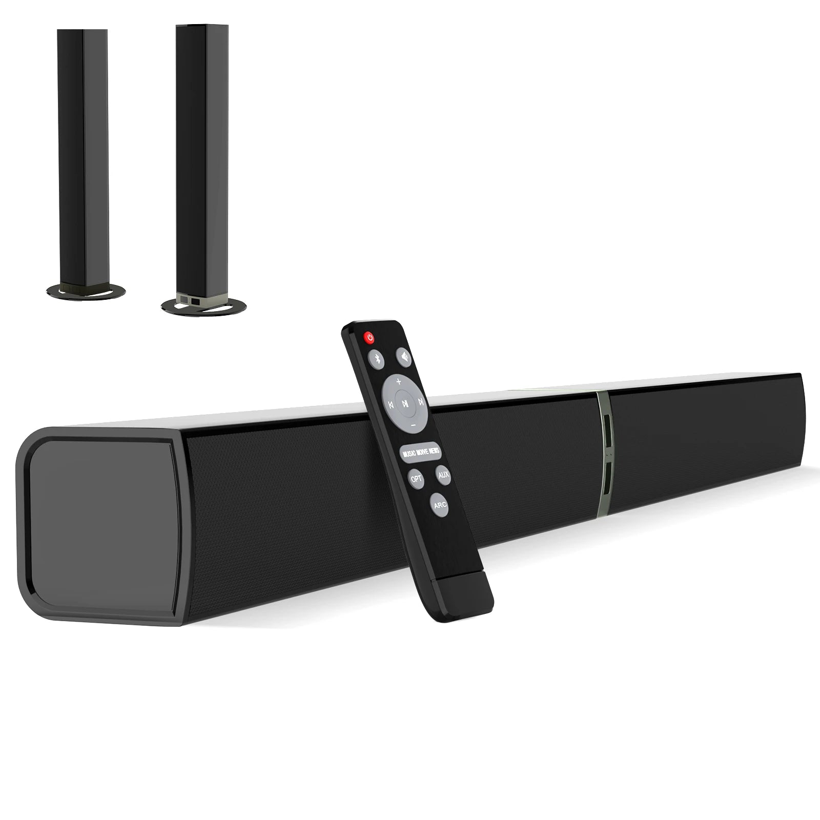 Klyro Pro Soundbar – 80W Detachable Wireless TV Audio System