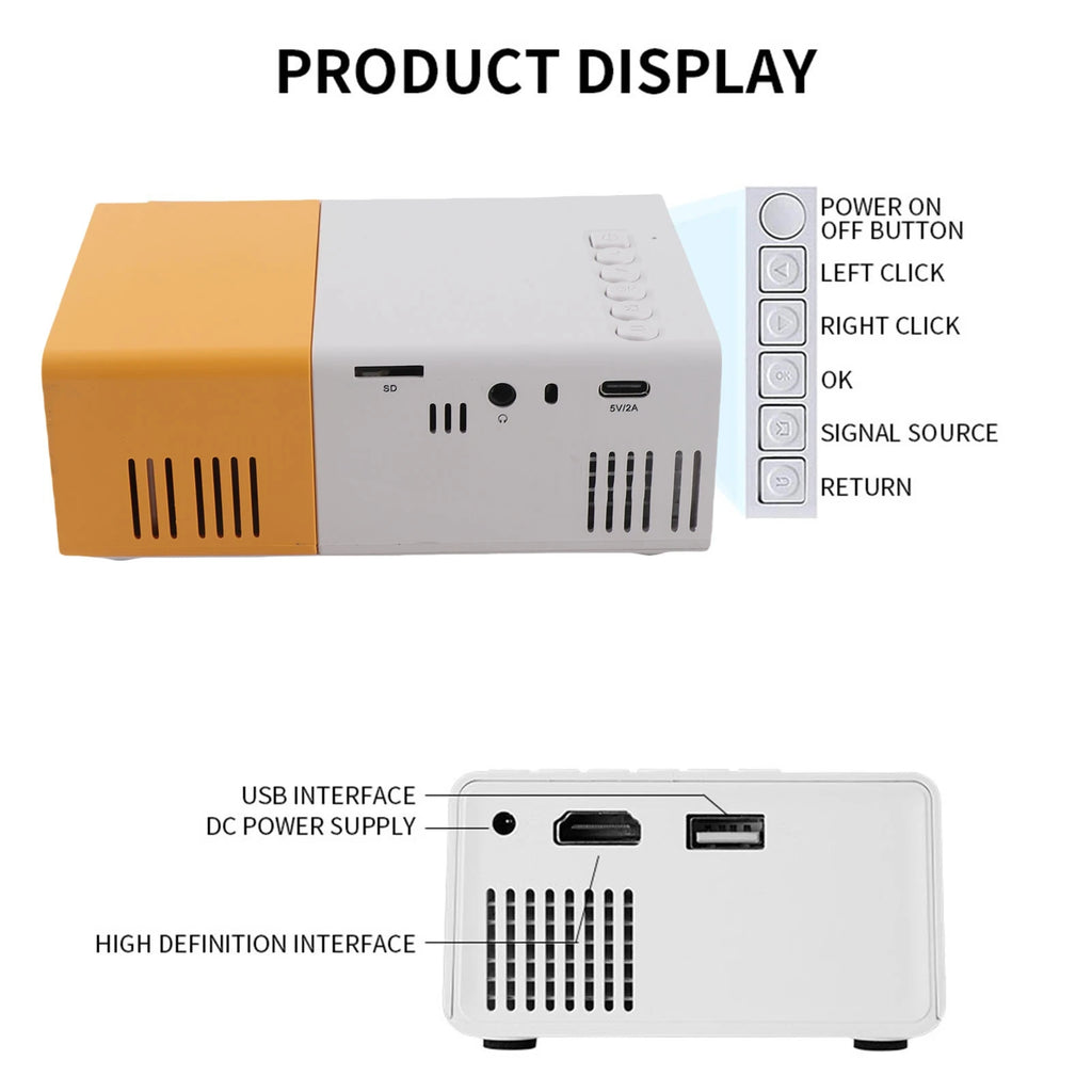 Klyro Smart Mini Projector - Luxury Mini Projector